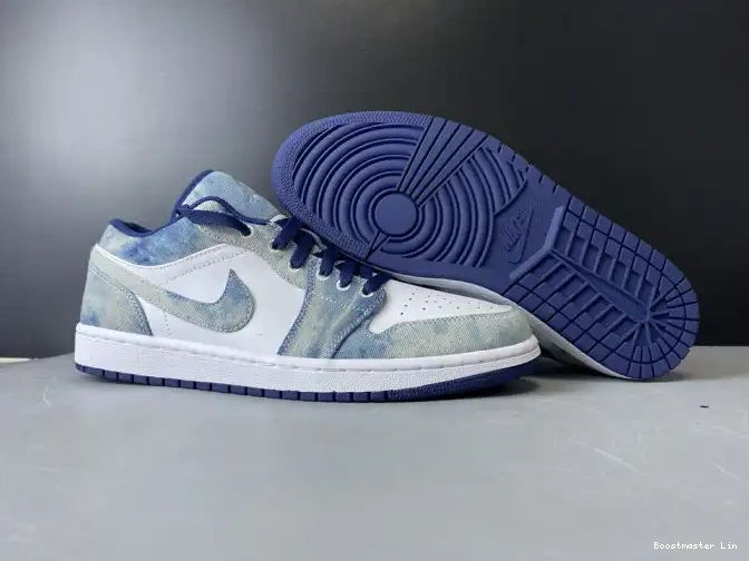 Bmlin Air Washed CZ8455-100 Jordan Low 1 Denim 0619